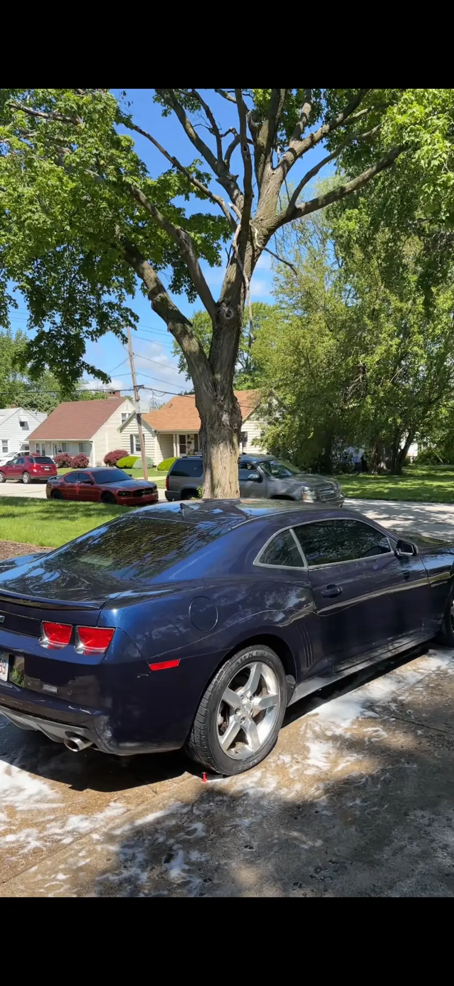 Chevy Camaro exterior after