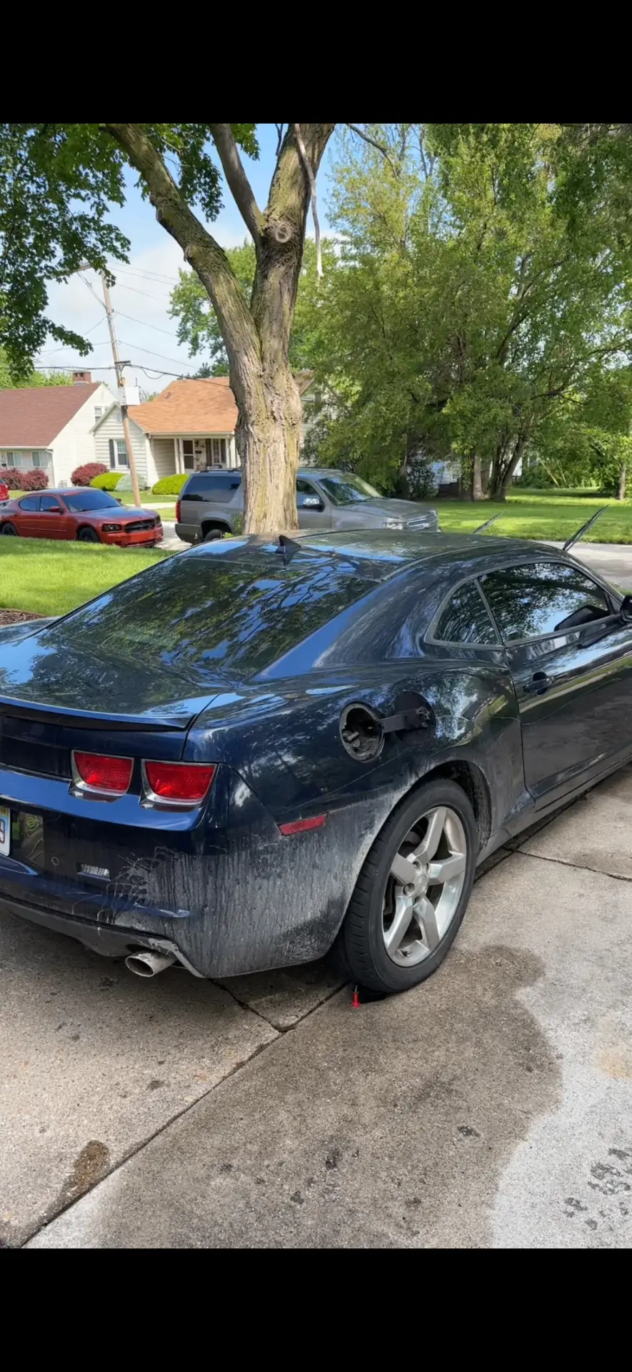 Chevy Camaro exterior before